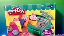 Play Doh Cake Sweet Bakin' Creations with Cookie Monster Count And Crunch Play Dough Toy Review