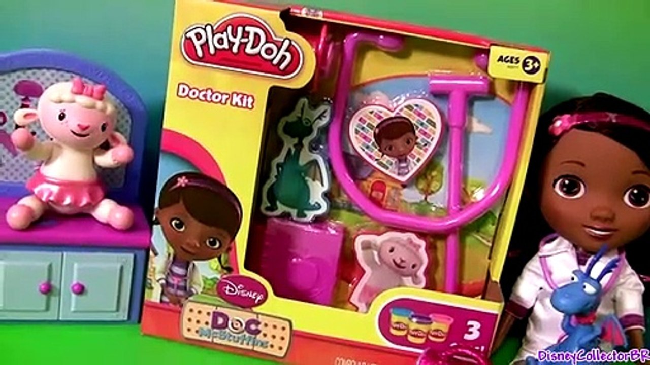 Play Doh Doc McStuffins Doctor Kit Playset Lambie Stuffy Play Dough