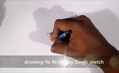How to draw Yo Yo Honey Sing ko kasay draw karay