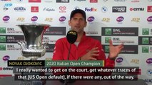 I won Rome yet didn't play at my best - Djokovic