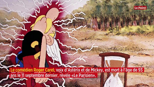 Roger Carel, voix d'Astérix et Mickey, est mort