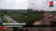 Celebran amparo que frena obras de puente sobre humedales en Xochimilco