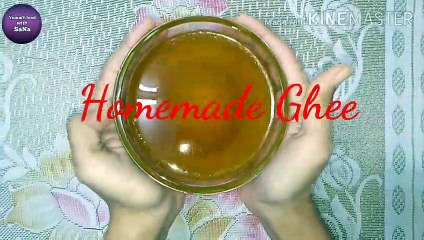 Homemade Ghee/ Desi Ghee/ Desi Ghee without using machine/How to make Ghee from Malai/ Ghee Recipe/