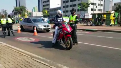 Semana nacional de trânsito tem ações para motociclistas no Centro