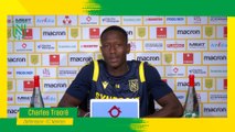 La conférence de presse de Charles Traoré  avant FC Nantes - AS Saint-Étienne