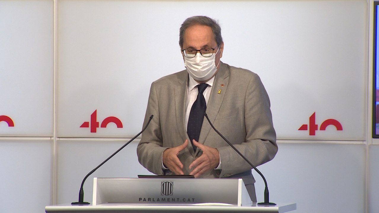 Torra urge a aplicar confinamientos en Madrid