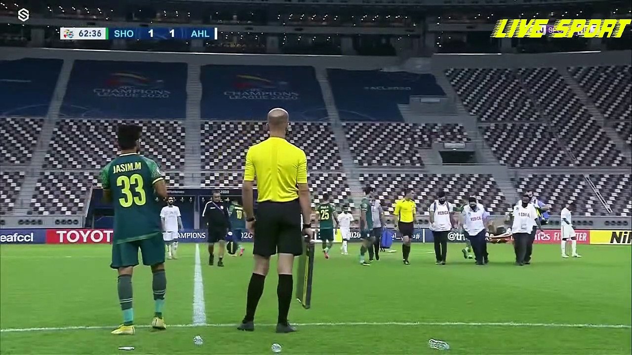مباراه نادي الشرطه العراقي والاهلي السعودي في دوري ابطال اسيا 17_9_2020 الشوط الثاني