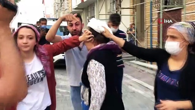 Seyyar satıcılar ile zabıta birbirine girdi