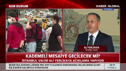 下载视频: İstanbul Valisi Ali Yerlikaya'dan 'kademeli mesai' açıklaması