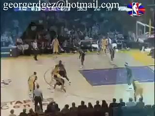 Kobe Bryant with super Slam Dunk Vs Hawks