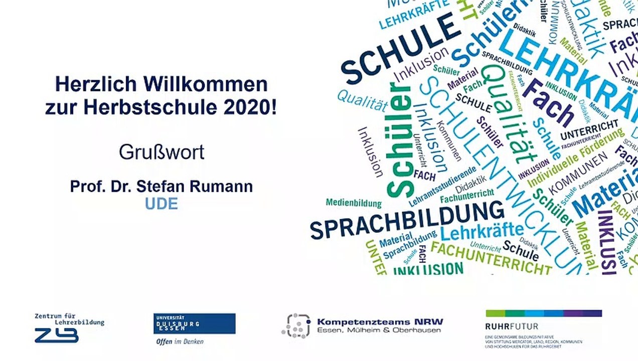 2020-09-21_Herbstschule - Grußwort