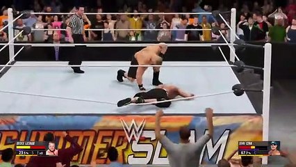 Brock Lesnar vs John Cena - SummerSlam 2020 - WWE2K16 - GAMEPLAY
