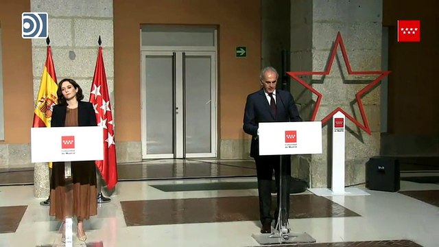 Escudeo explica las nuevas medidas y restricciones contra el coronavirus en la Comunidad de Madrid