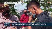 Razia Masker Pelangggar Diberi Sanksi