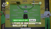 #TDF2020 - Étape 19 / Stage 19 - Škoda Green Jersey Minute / Minute Maillot Vert