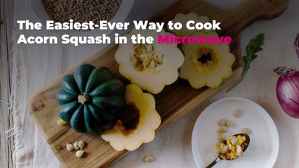 The Easiest-Ever Way to Cook Acorn Squash in the Microwave