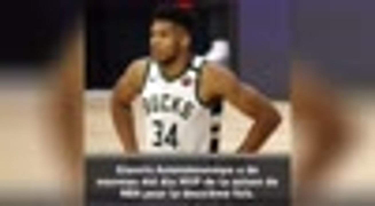 Giannis Antetokounmpo encore élu MVP de la saison NBA