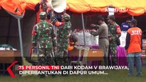 TNI Diperbantukan Di Dapur Umum Klaster Ponpes Darussalam Blokagung Banyuwangi