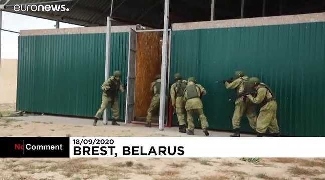 Russia-Belarus military drills near Polish border as protests continue