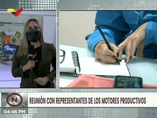 Download Video: Así se desarrolla reunión con los representantes de los motores productivos