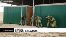 Russia-Belarus military drills near Polish border as protests continue