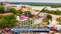 Mayors in Orange County asking for theme parks to reopen, invite the governor to see parks for himself