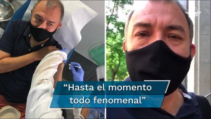 Ernesto Herrera, el primer mexicano en el mundo que se vacuna contra el Covid