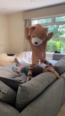 GIANT TEDDY BEAR PRANK!!!!