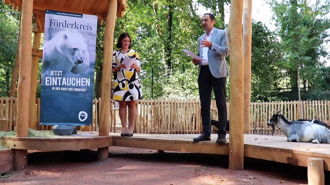 Tierpark hellabrunn news: fertigstellung des ziegen-streichelgeheges im sept. 2020