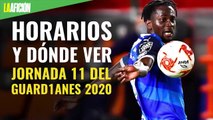 Horarios y dónde ver EN VIVO la jornada 11 del Guard1anes 2020 de la Liga MX