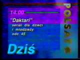 Polsat - Ident x2, zakończenie programuprogram dnia oraz tes