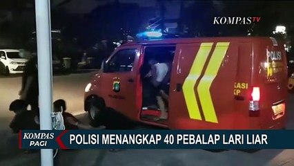 40 Orang Balap Lari Liar Ditangkap Polisi di Koja