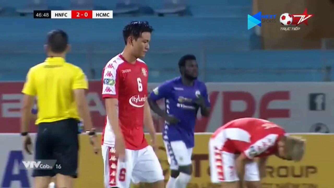 3 phút 2 bàn; Quang Hải có cú đúp kiến tạo ở đại chiến Hà Nội FC - CLB TP. HCM - NEXT SPORTS