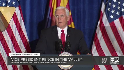 Vice President Mike Pence in the Valley