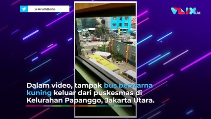 Bus Sekolah Jadi Kendaraan Antar Jemput Pasien COVID-19
