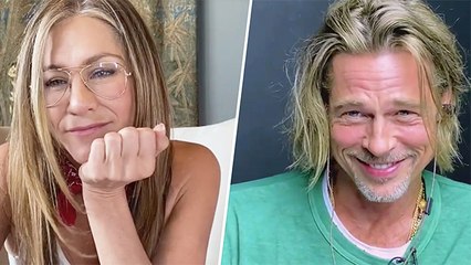 Netizens Love Jennifer Aniston And Brad Pitt’s Flirty Table Read
