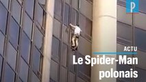 Paris : un homme gravit la tour Montparnasse à mains nues