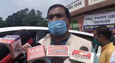 शहपुरा में केंद्रीय मंत्री फग्गन सिंह कुलस्ते फसल बीमा योजना कार्यक्रम में पहुंचे