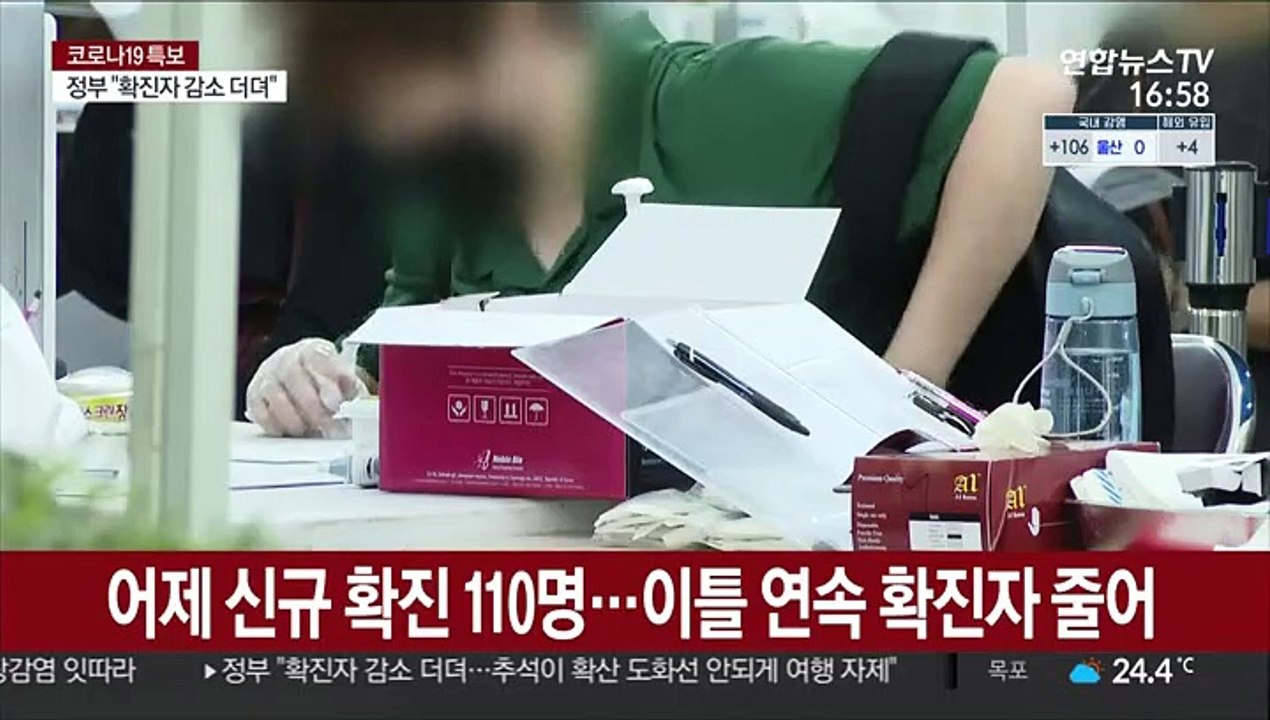 이틀째 줄었지만 17일째 100명대…집단감염 속출