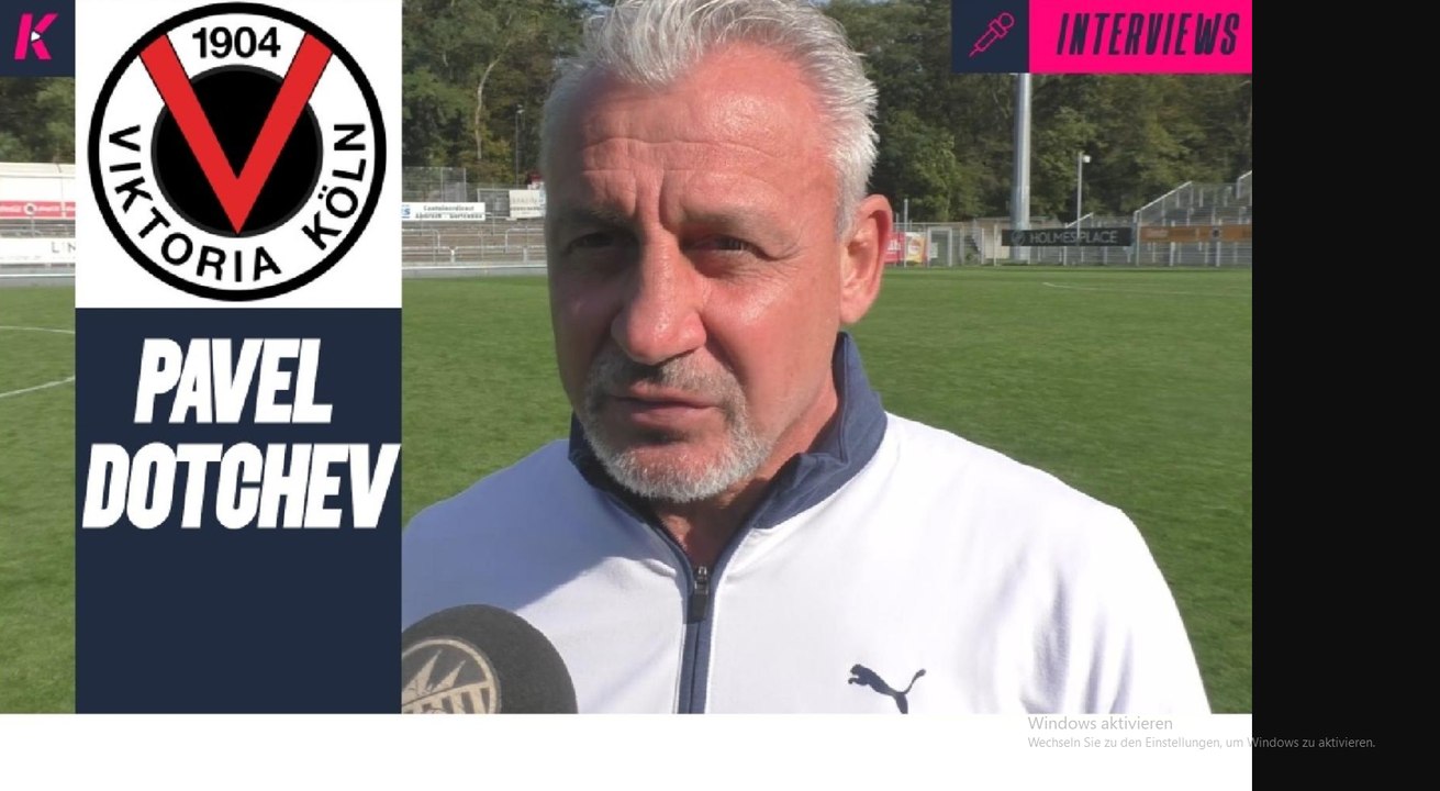 Viktoria-Trainer Pavel Dotchev vor dem Saisonstart gegen Mannheim