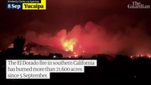California firefighters battle El Dorado fire