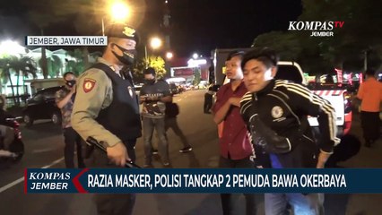 Razia Masker, Polisi Justru Menangkap 2 Pemuda Bawa Okerbaya