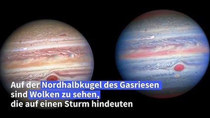 Aufnahmen zeigen Jupiter in nie dagewesener Schärfe