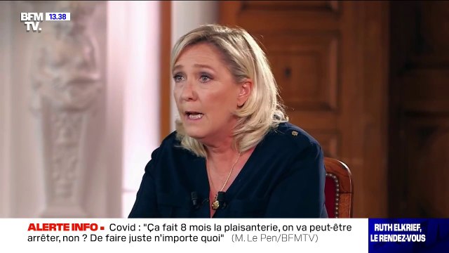 Insécurité: Marine Le Pen répond à Gérald Darmanin et assume de ne pas voter les textes nuls et inefficaces du gouvernement