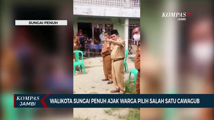 Walikota Sungai Penuh Ajak Warga Pilih Salah Satu Cawagub