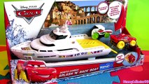 Cars 2 Hydro Wheels Boat Splash n Race Playset Porto Corsa Water Toys Disney Pixar Lightning McQueen