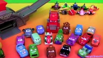 Cars 2 Micro Drifters Take-Off Launcher Playset Using Disney Pixar Toys - Review by Disneycollector