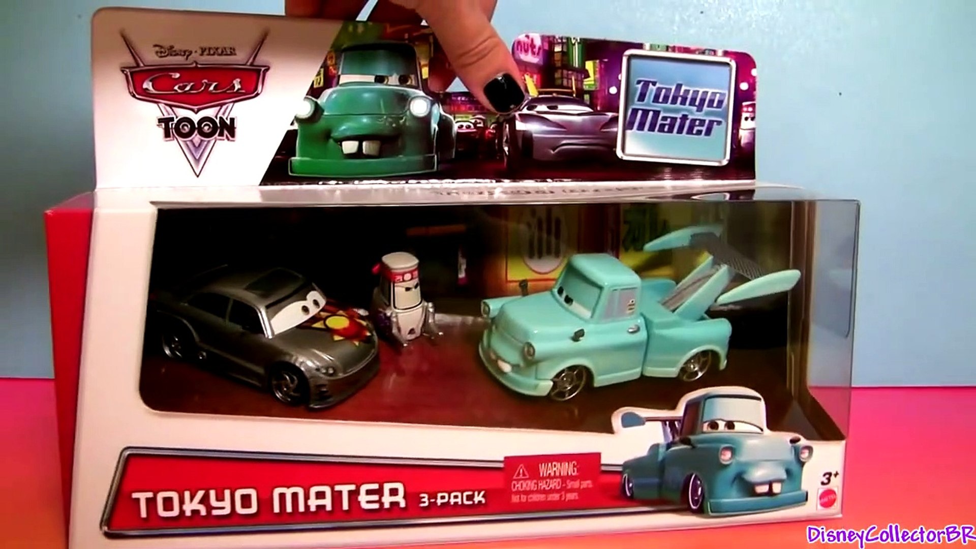 bibliotheek Oxideren boom Cars Toons Tokyo Mater 3-Pack Diecasts MANJI - TEKI - EXCLUSIVE Mater  Disney Pixar Cars Toon - video Dailymotion