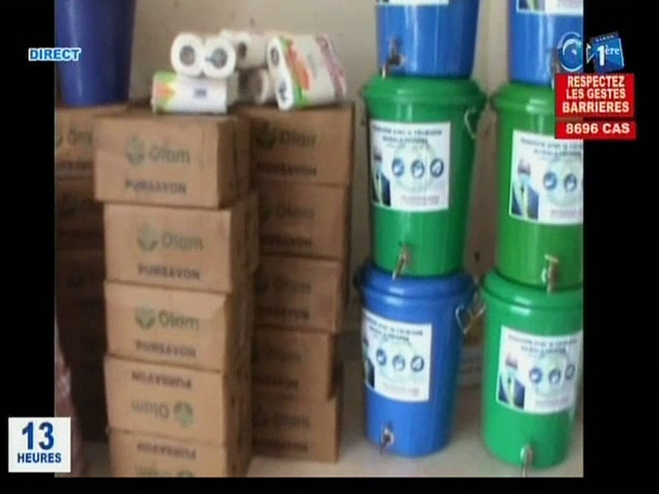 RTG/Remise de kits de lavage de main aux populations de Nyanga pour la lutter contre le coronavirus