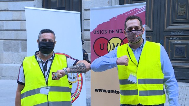 Manifestación en defensa de retribuciones dignas para las Fuerzas Armadas